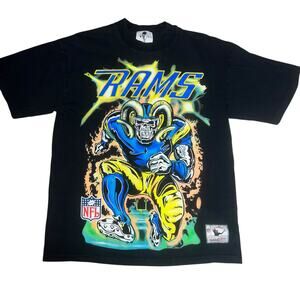 Warren Lotas x Mitchell & Ness x NFL Los Angeles Rams graphic T-shirt  medium